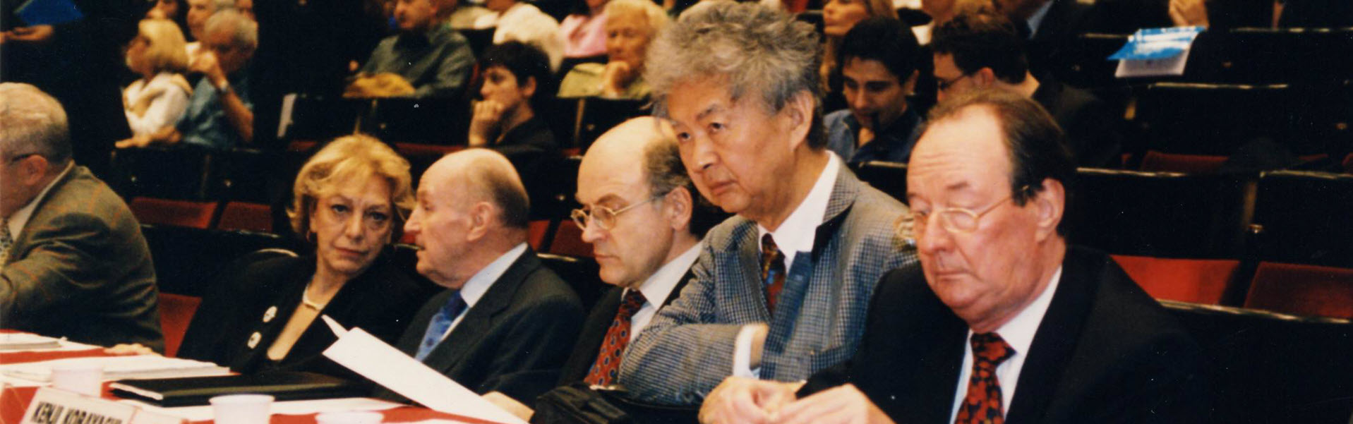 La giuria al lavoro all'edizione del premio del 2001