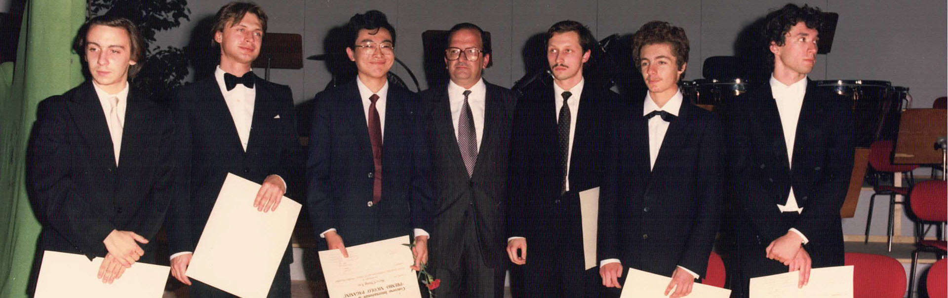 I finalisti del Premio Paganini del 1987 