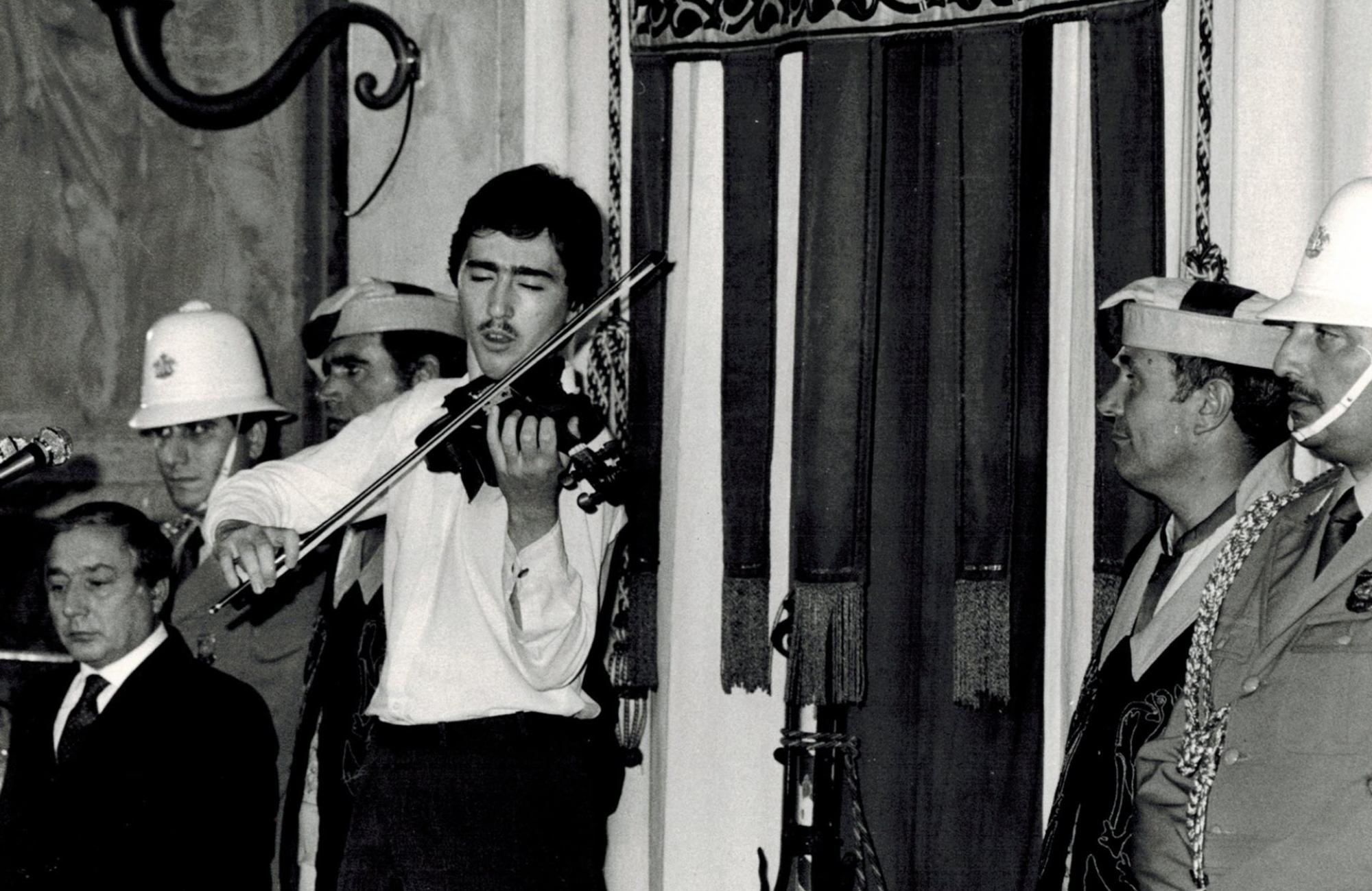 Esibizione di Dmitri Berlinski (1° classificato)all'edizione del 1985