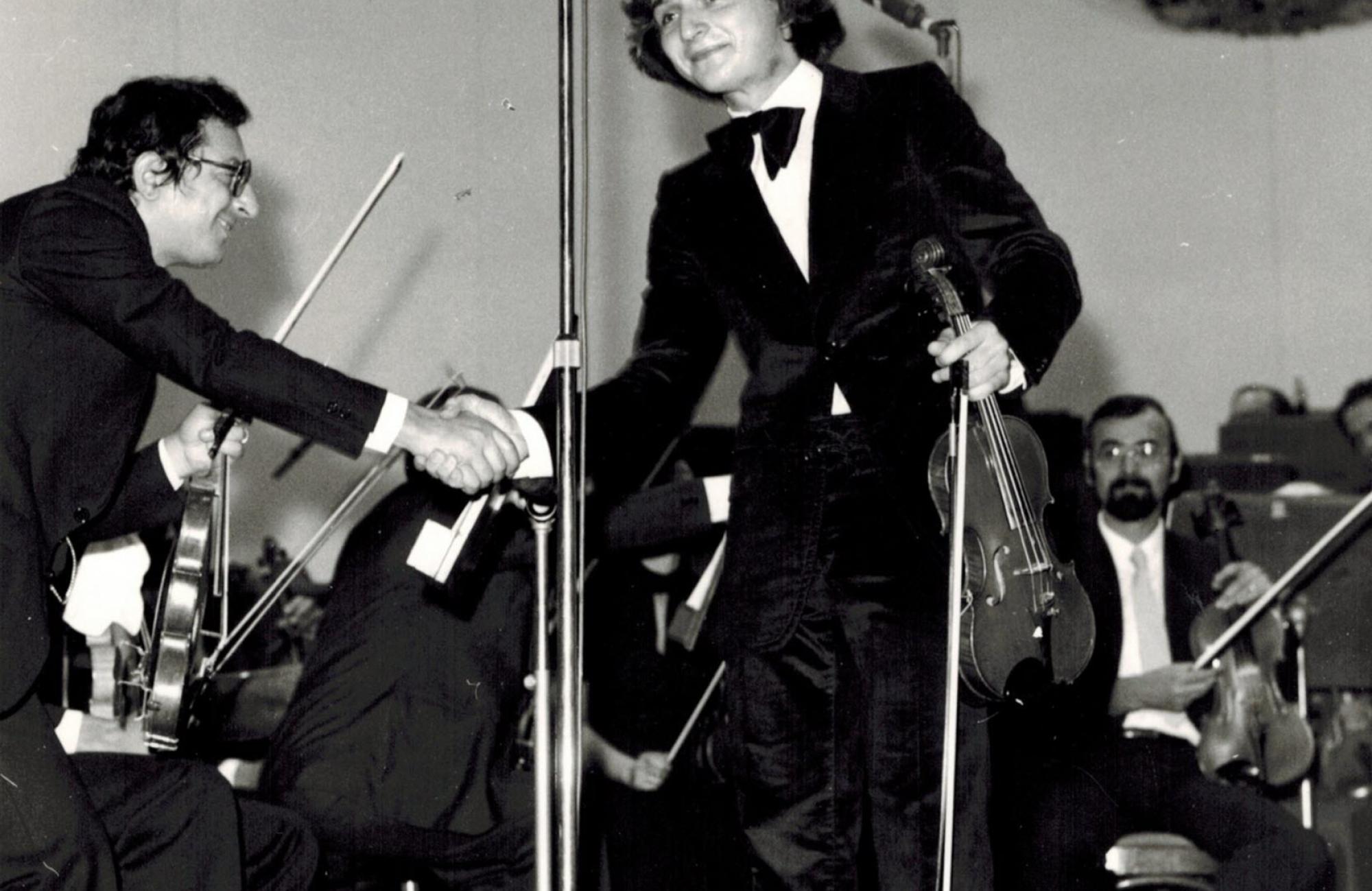 L'esibizione di Paul al Premio Paganini del 1979 