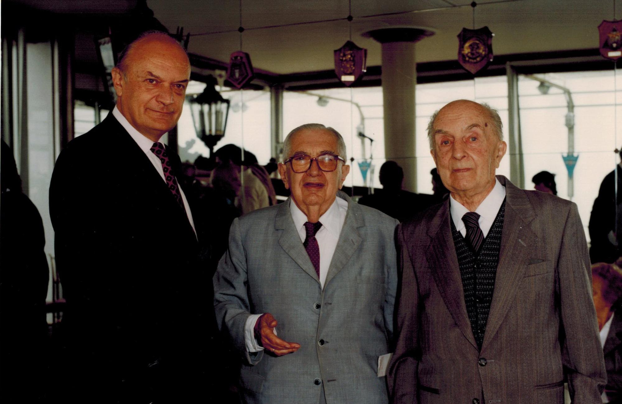 Giorgio Ferrari, Presidente dell'edizione del 1988, con De Bernardis e Ruminelli