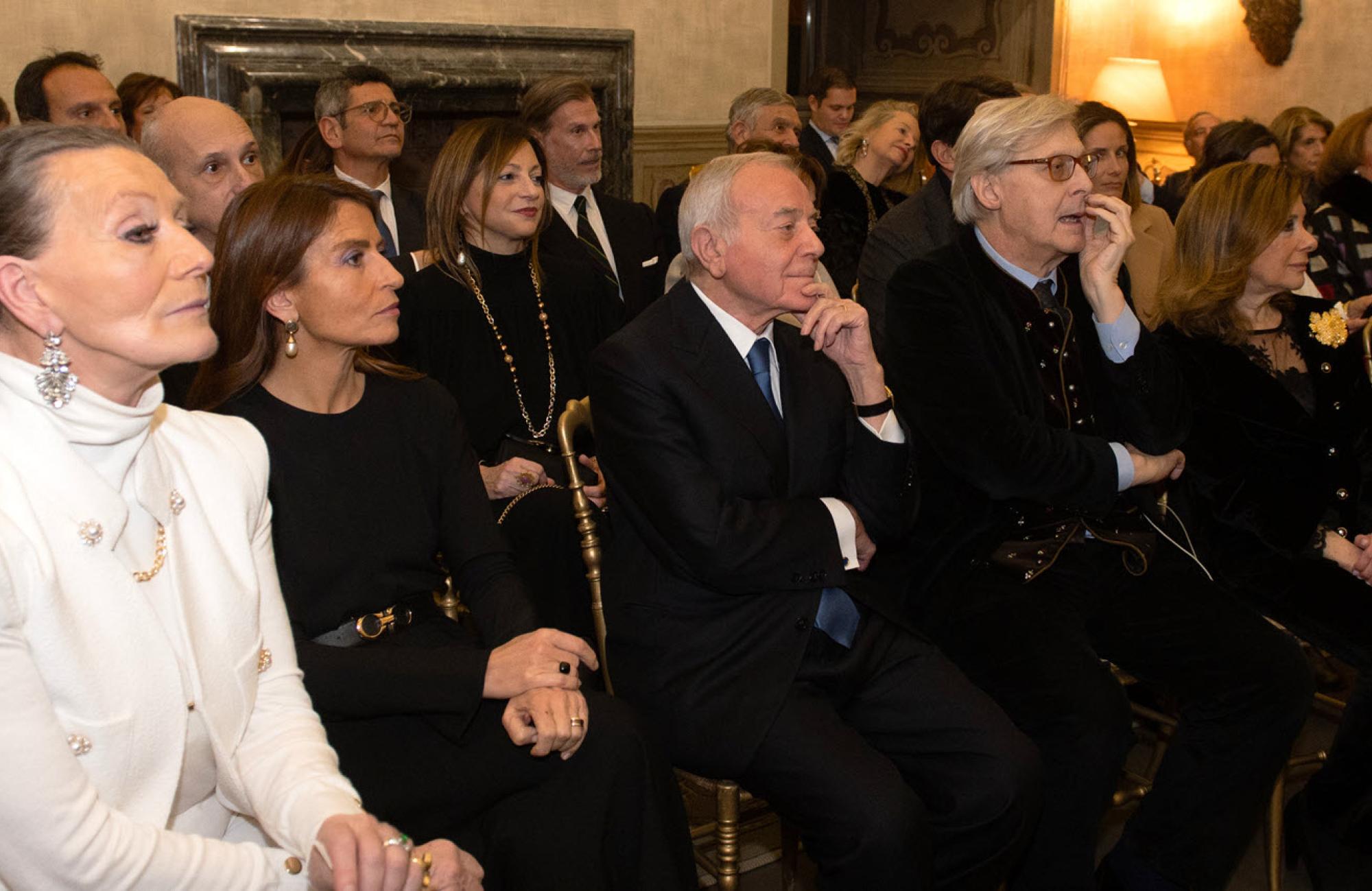 Il Sottosegretario di Stato al Ministero della Cultura, Vittorio Sgarbi, con il dott. Gianni Letta, nuovo "Paganini Ambassador" 