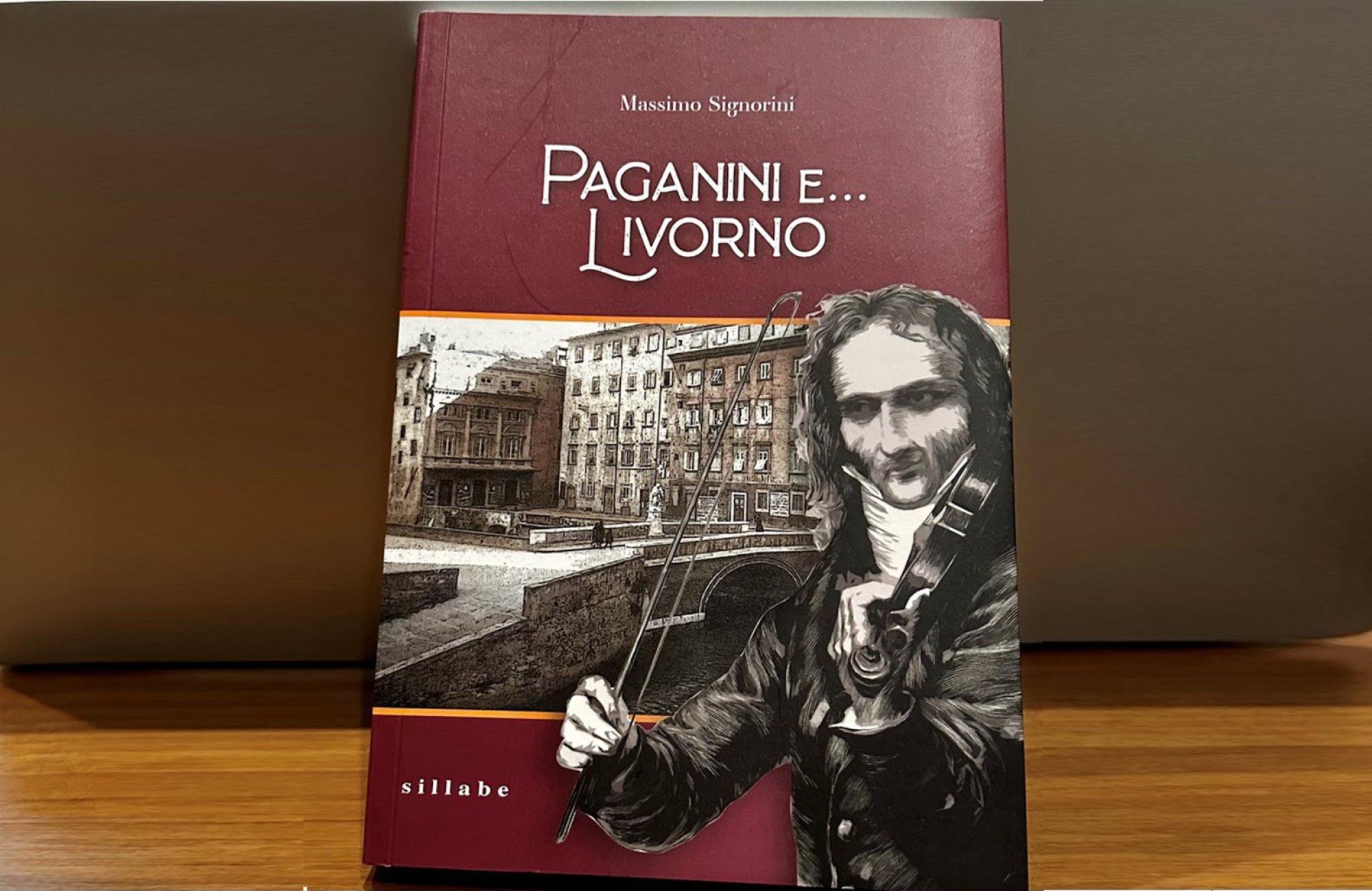 La copertina del libro Paganini e... Livorno
