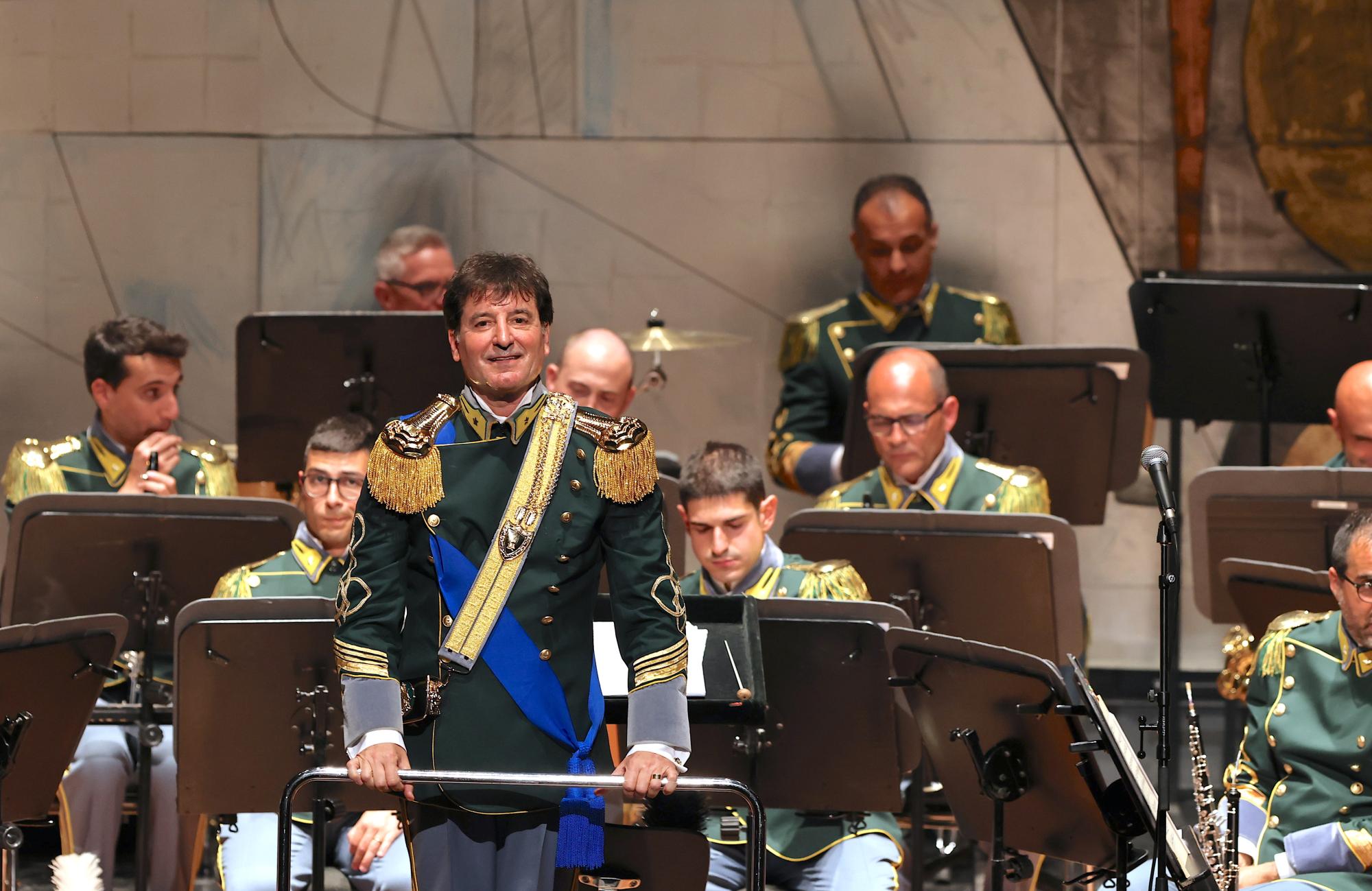 Il Maestro Leonardo Laserra Ingrosso direttore della Banda musicale della Guardia di Finanza