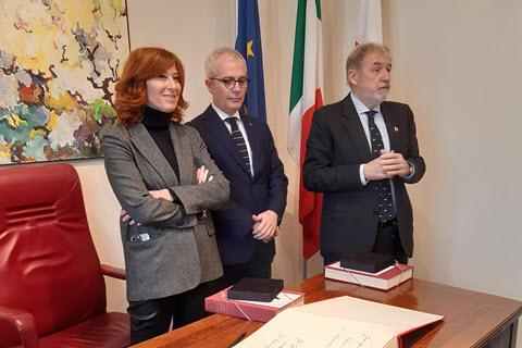 Barbara Grosso, Giovanni Panebianco, il Sindaco Marco Bucci