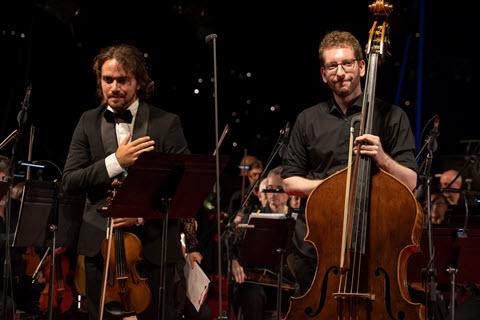 Giuseppe Gibboni con Julian Medina