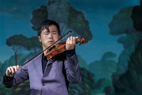 Simon Zhu a Villa San Michele a Capri