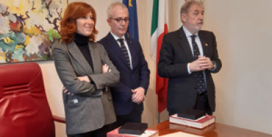 Barbara Grosso, Giovanni Panebianco, il Sindaco Marco Bucci