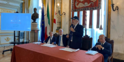 il sindaco Bucci alla conferenza stampa alla presentazione della 57^ edizione del Premio Paganini il 6 ottobre 2022.jpeg 